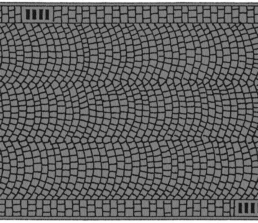 Noch 60722 - Kopfsteinpflaster 100 x 6,6 cm H0 1:87