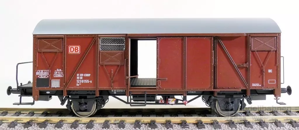 Exact Train 21015 - Güterwagen gedeckt DB Ep.V Gs 213 H0/GL