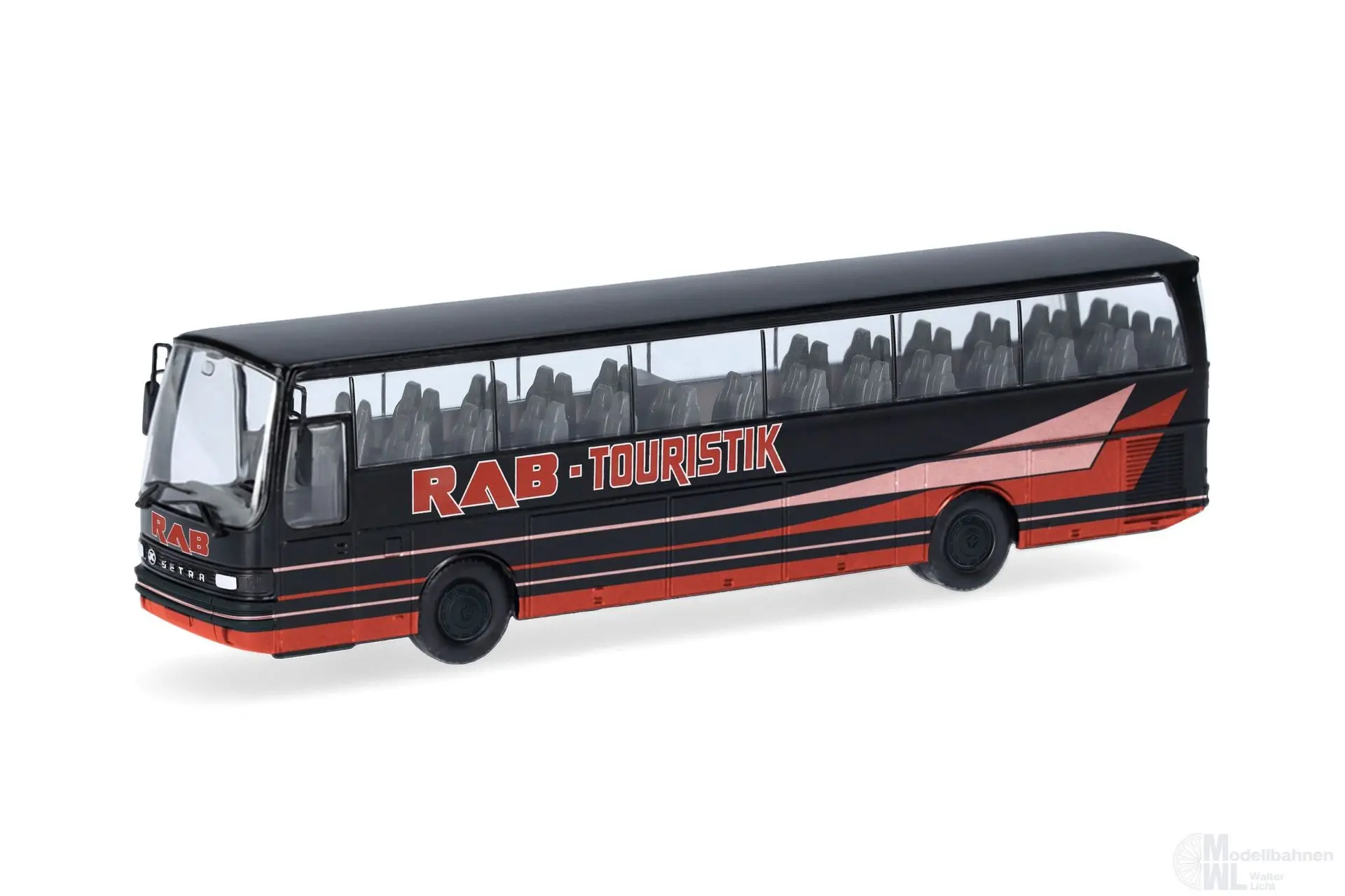 Herpa 321709 - Setra 215 HD Bus RAB Bus Touristik H0 1:87