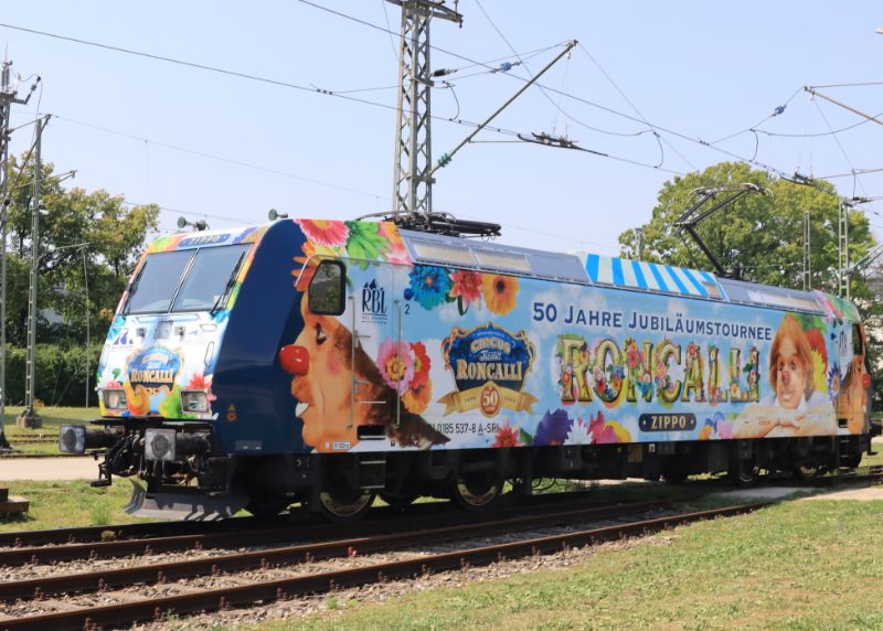 Trix 22469 - E-Lok BR 185.1 Roncalli RAIL BAVARIA GmbH Ep.VI H0/GL Sound