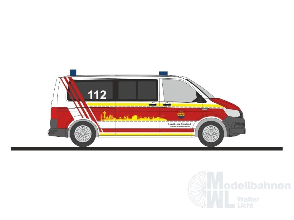Rietze 53982 - Volkswagen T6 Feuerwehrtechn. Zentrale Lingen H0 1:87