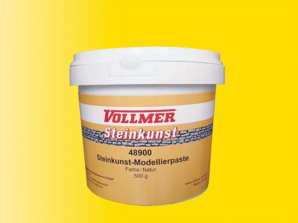 Vollmer 48900 - Steinkunst Modellierpaste 500 g SPUR G 1:22,5