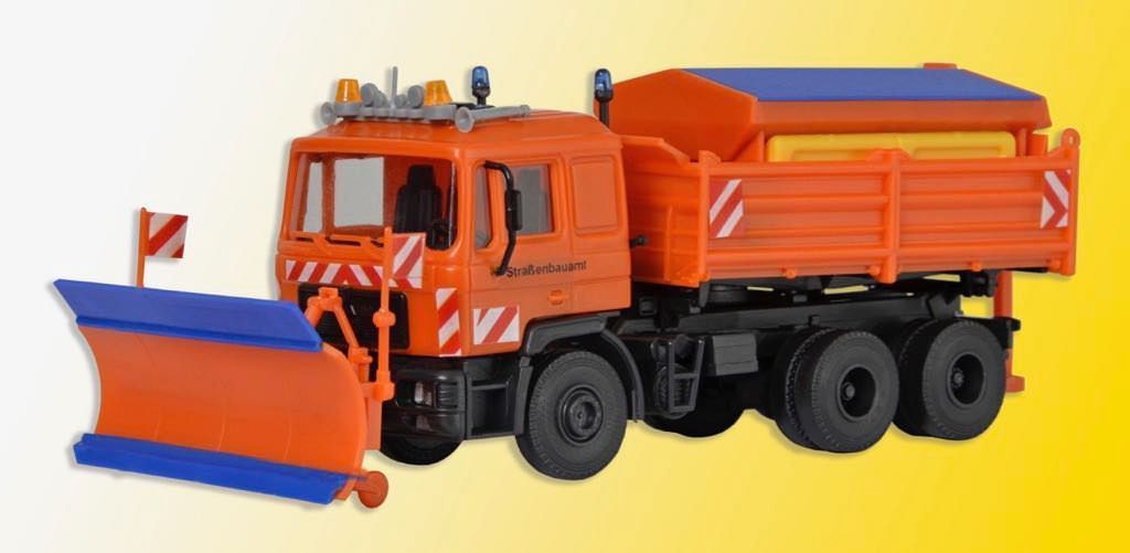 Kibri 15219 - MAN Autobahnräumfahrzeug mit Seitenpflug H0 1:87