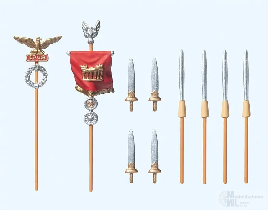Preiser 50274 - Waffenset Römer 1:25