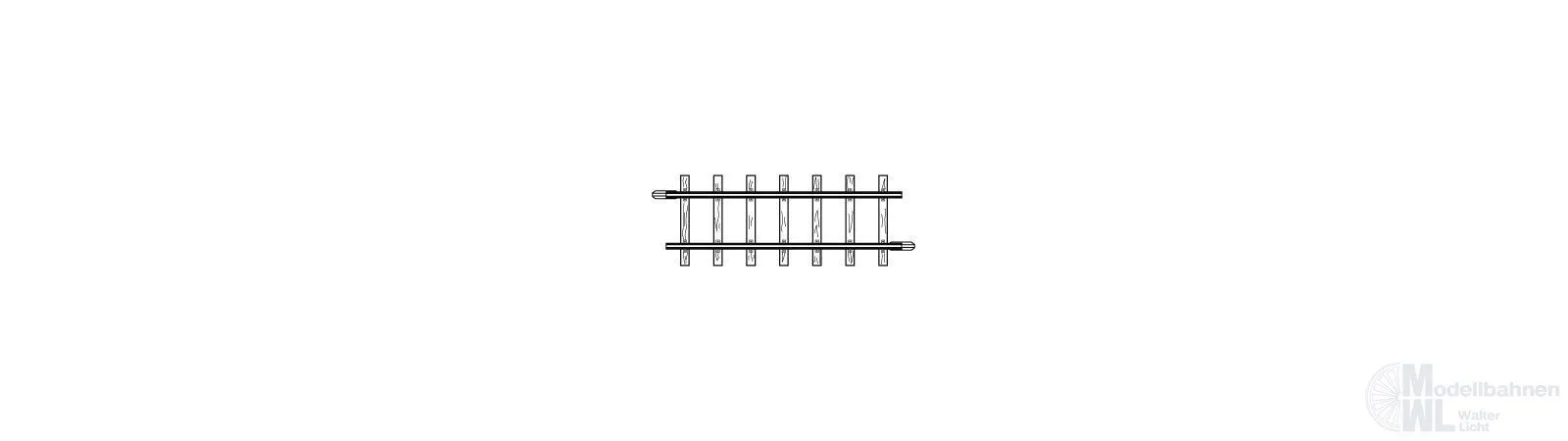 Bemo 4282000 - Gleis gerade 56,5 mm H0m