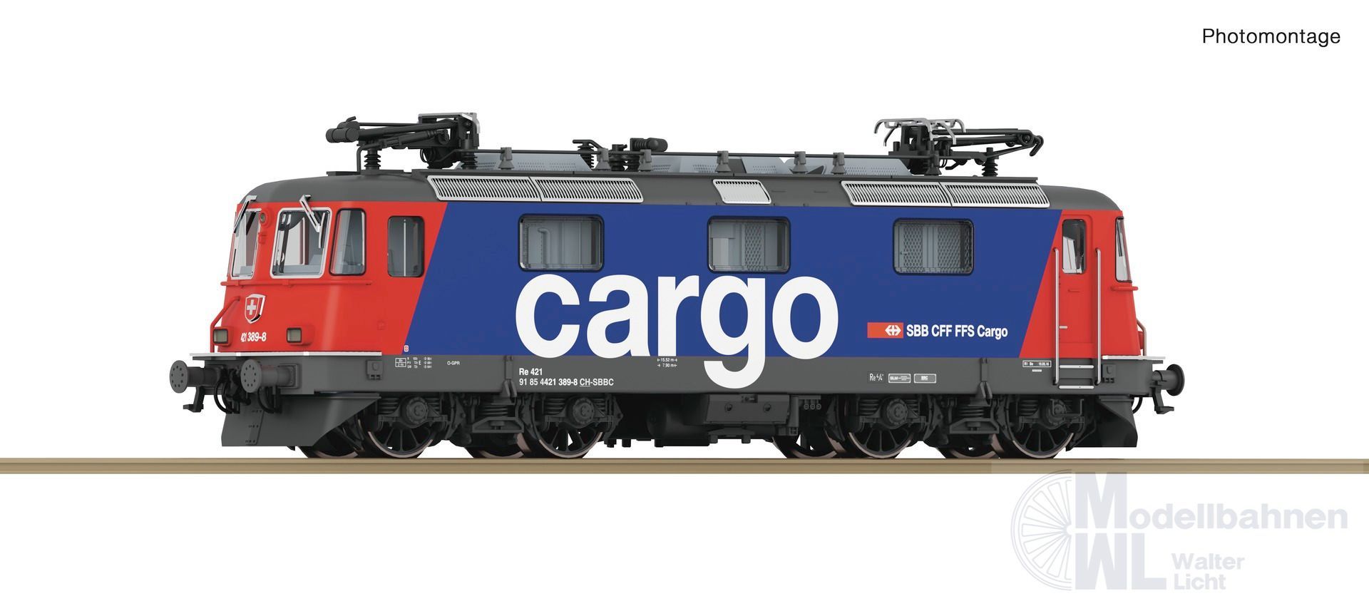 Fleischmann 732472 - E-Lok BR 421 389-8 SBB Cargo Ep.VI N 1:160 Sound Fleischmann 732472 - E-Lok BR 421 389-8 SBB Cargo Ep.VI N 1:160 Sound