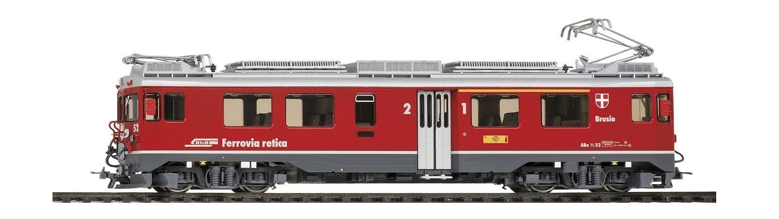 Bemo 1369113 - Triebwagen ABe 4/4 53 RhB Ep.VI Berninabahn Tirano neurot H0m Sound