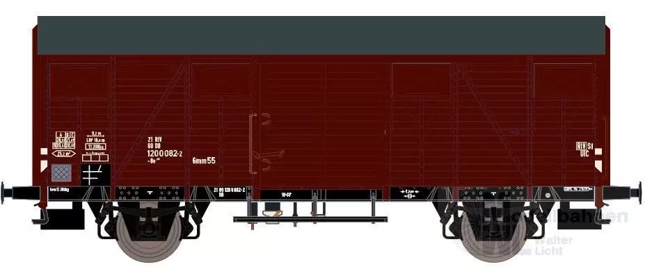 Exact Train 20912 - Güterwagen gedeckt DB Ep.IV Gs 206 H0/GL