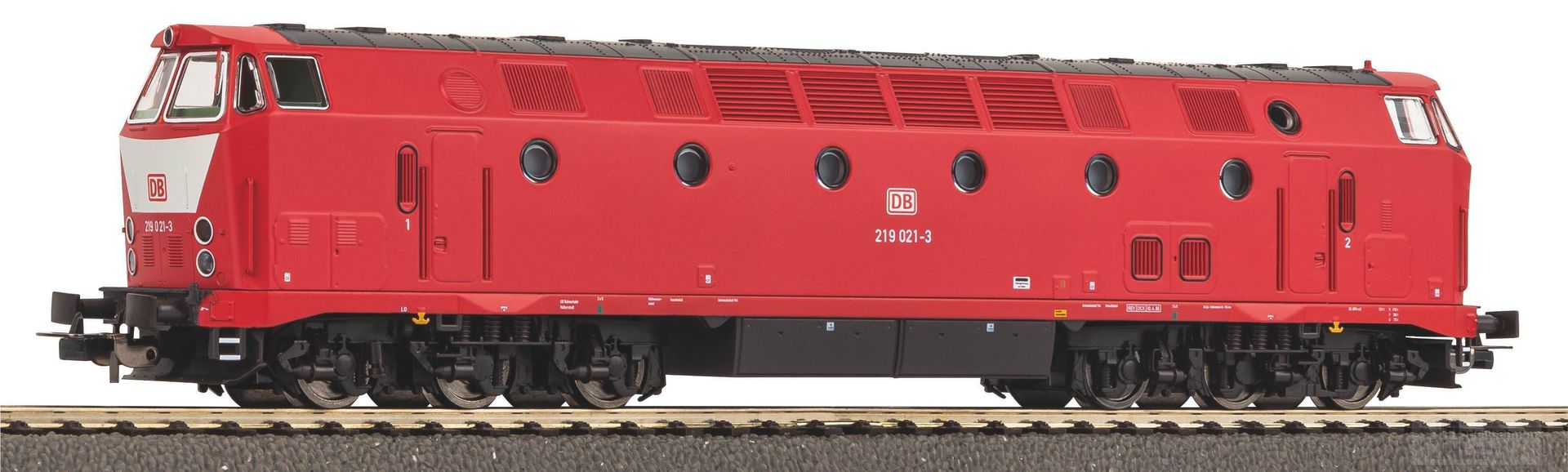 Piko 59843 - Diesellok BR219 DB Ep.V Licht oben H0/WS Sound