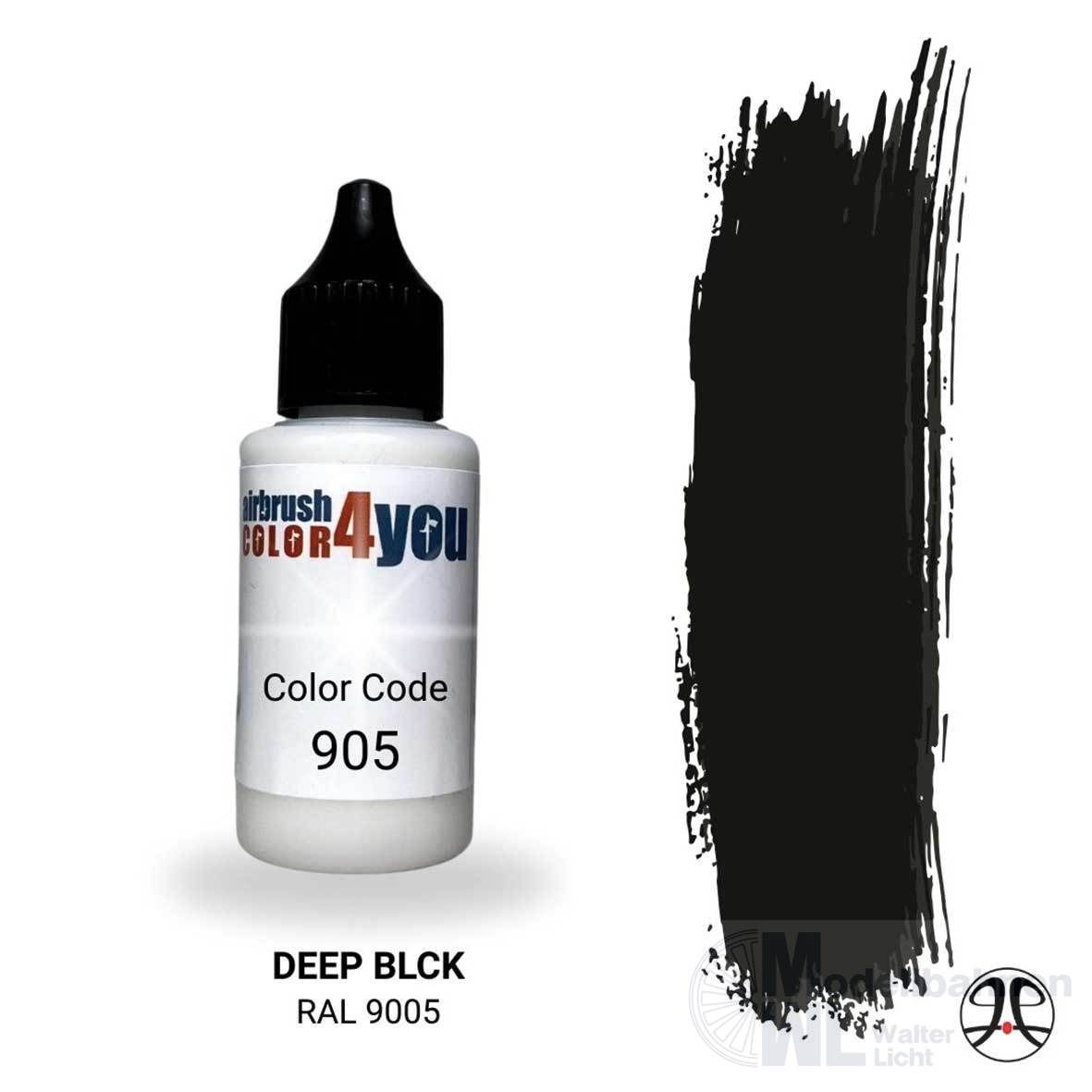 Busch 961000905 - Acrylfarbe Tiefschwarz RAL9005 30ml