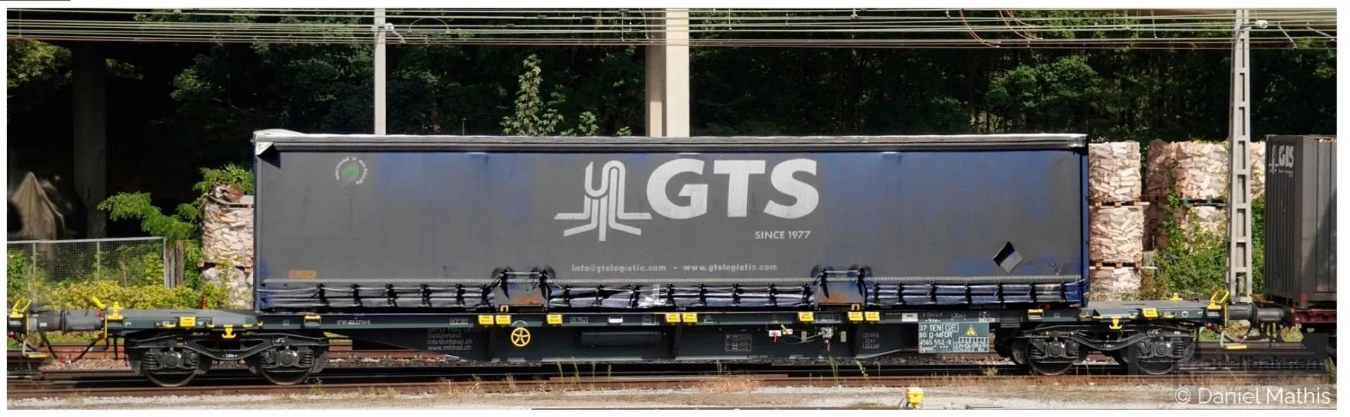 Sudexpress S4565552 - Container Tragwagen MFD Rail Ep.VI Sgnss 60 GTS Logistic H0/GL