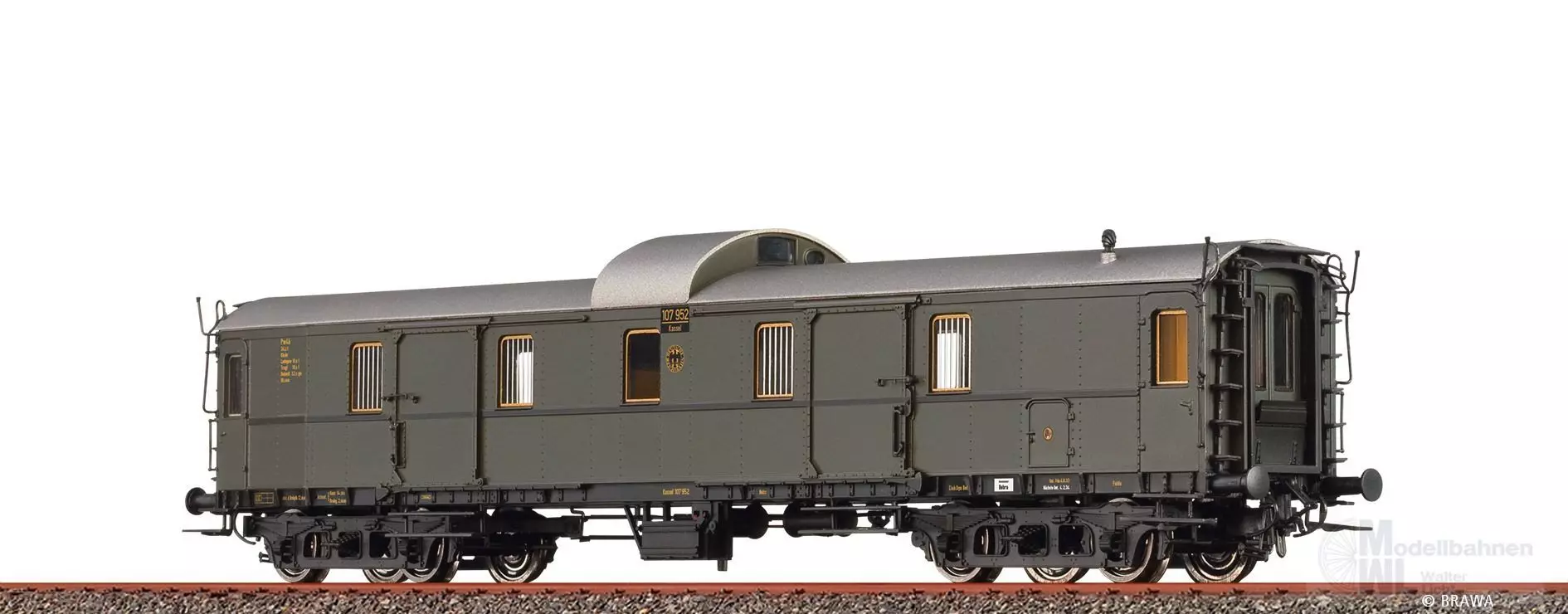 Brawa 51304 - Gepäckwagen DRG Ep.II Pw4ü H0/GL