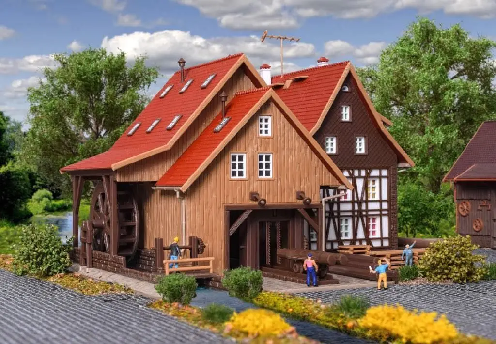 Vollmer 47713 - Tonbachmühle mit Mühlrad un N 1:160
