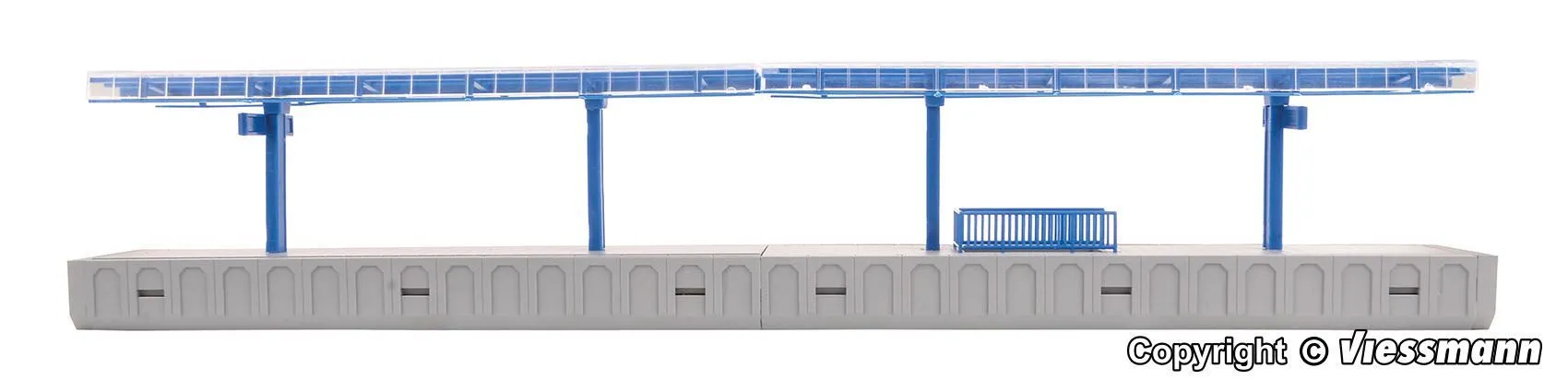 Kibri 39549 - Moderner Bahnsteig für C-Gleis H0 1:87