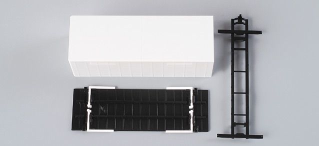 Herpa 81153 - Wechsel-Gardinenplane mit Grundplatte 7,45m 1:87