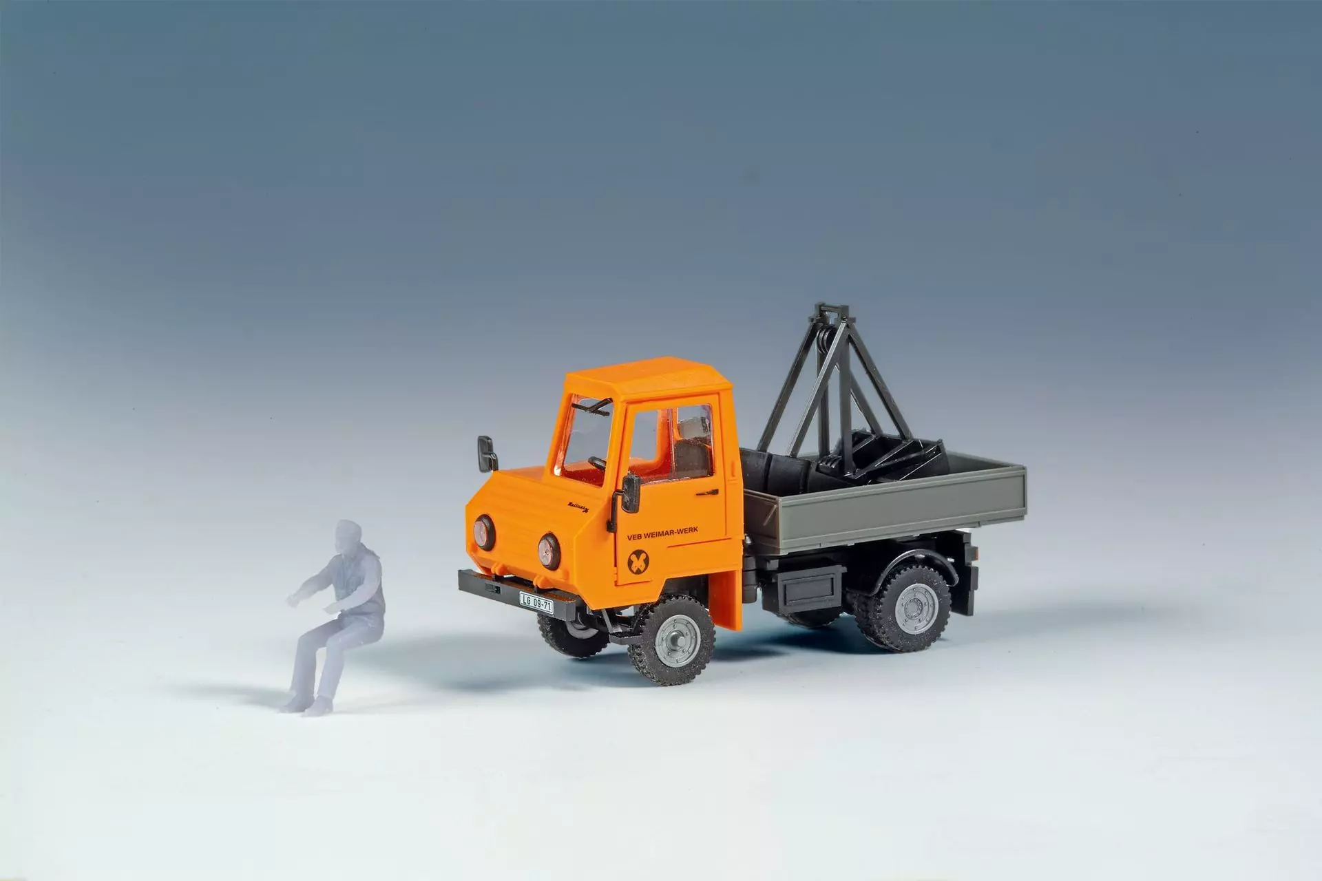 mini car 66047 - Multicar M24 Pritsche mit Beladung Ho 1:87 BAUSATZ