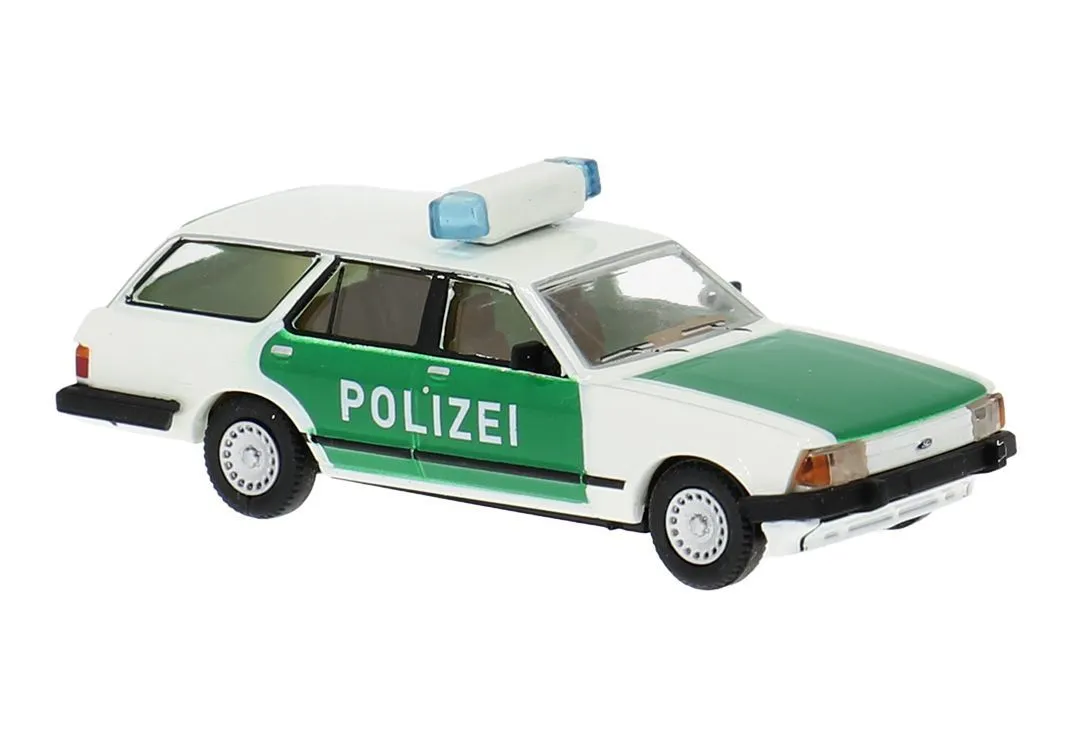 Brekina 19532 - Ford Granada II Turnier 1984 der Polizei H0 1:87