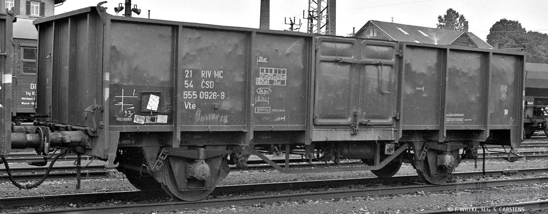 Brawa 50077 - Güterwagen offen CSD Ep.IV Vte 21 54 555 0926-9 H0/GL