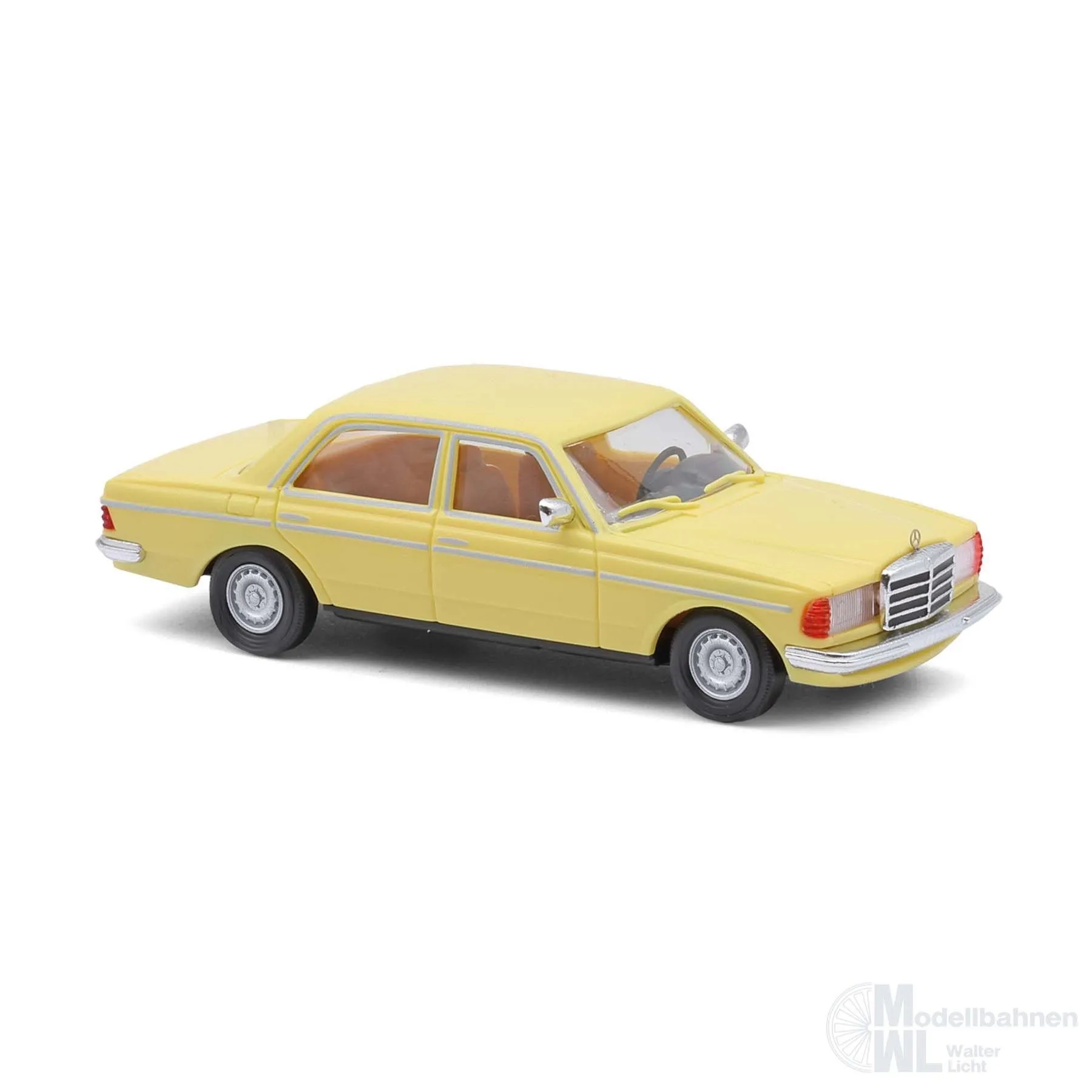 Busch 46952 - Mercedes-Benz W123 Limousine gelb H0 1:87