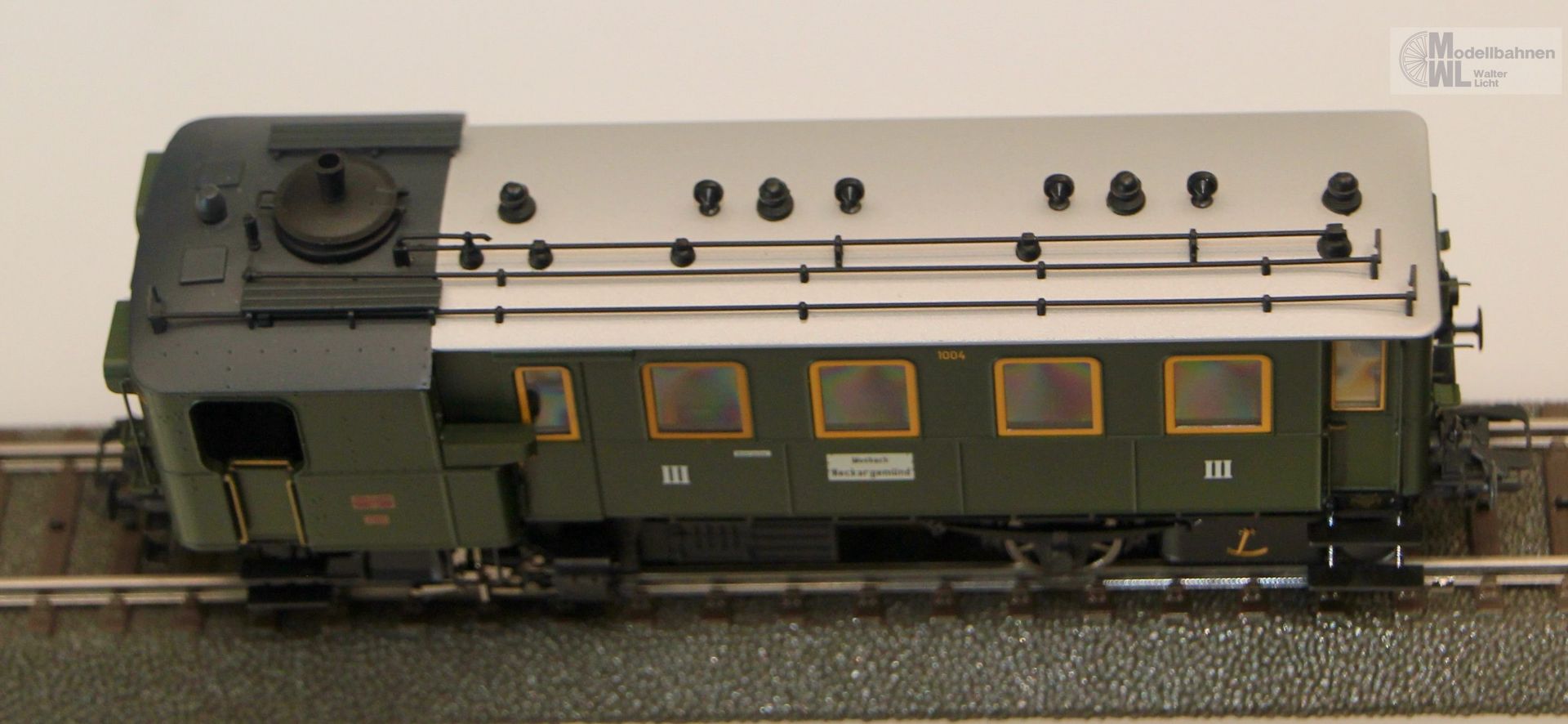 Märklin 37257 - MÄRKLIN - Dampftriebwagen Kittel Bad.Sts.B. Ep.I H0/WS mfx