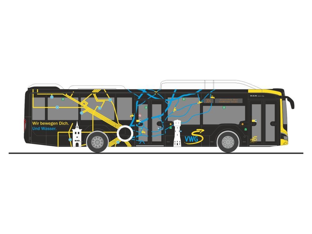 Rietze 75427 - MAN Lion´s City 12´18 CNG VWG Oldenburg H0 1:87
