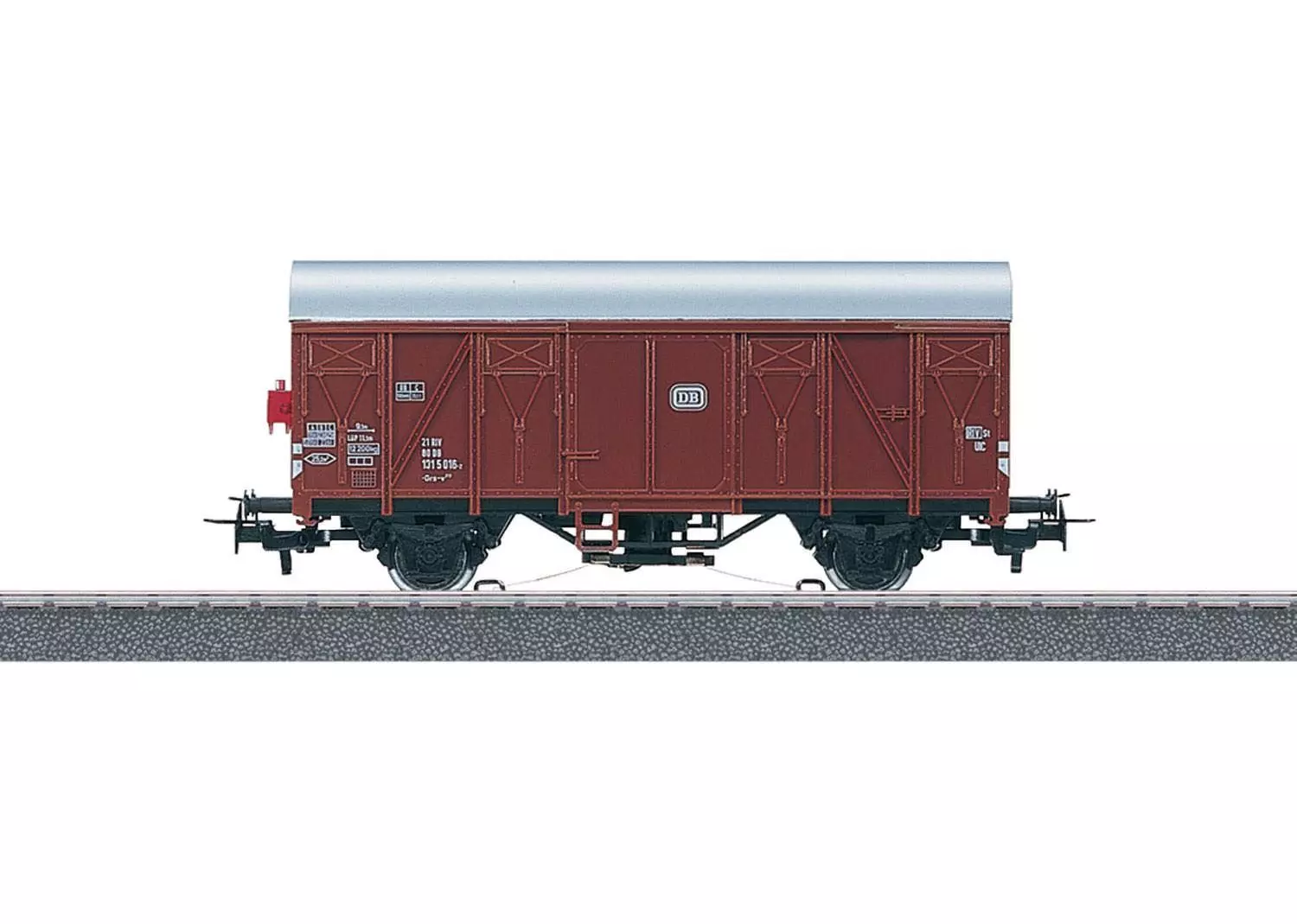 Märklin 4411 - Güterwagen gedeckt DB Ep.IV mit Schlußlicht H0/WS