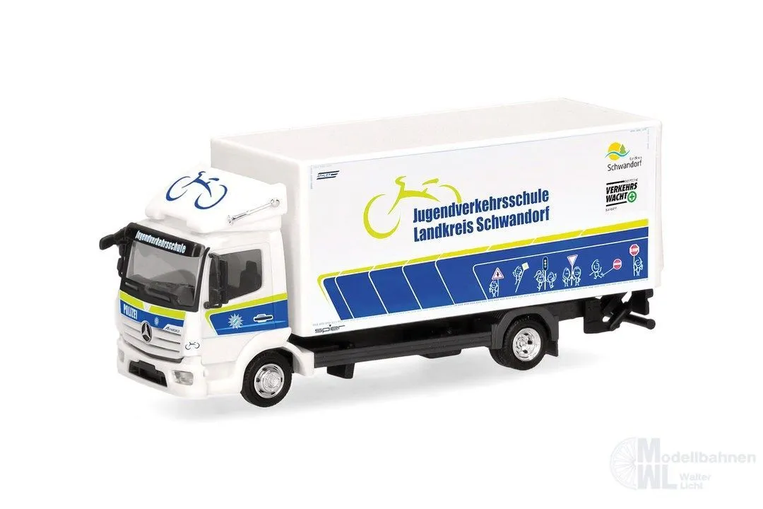 Herpa 098915 - Mercedes-Benz Atego `13 Ko-Lkw m. LBW H0 1:87