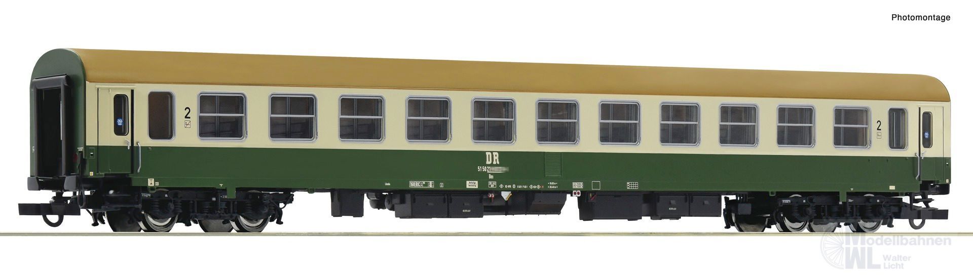 Roco 6200116 - Schnellzugwagen DR Ep.IV 2.Kl. 1.Betr.Nr. H0/GL