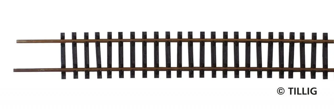 Tillig 83495 - Flexgleis Länge ca. 664 mm brüniert TT 1:120