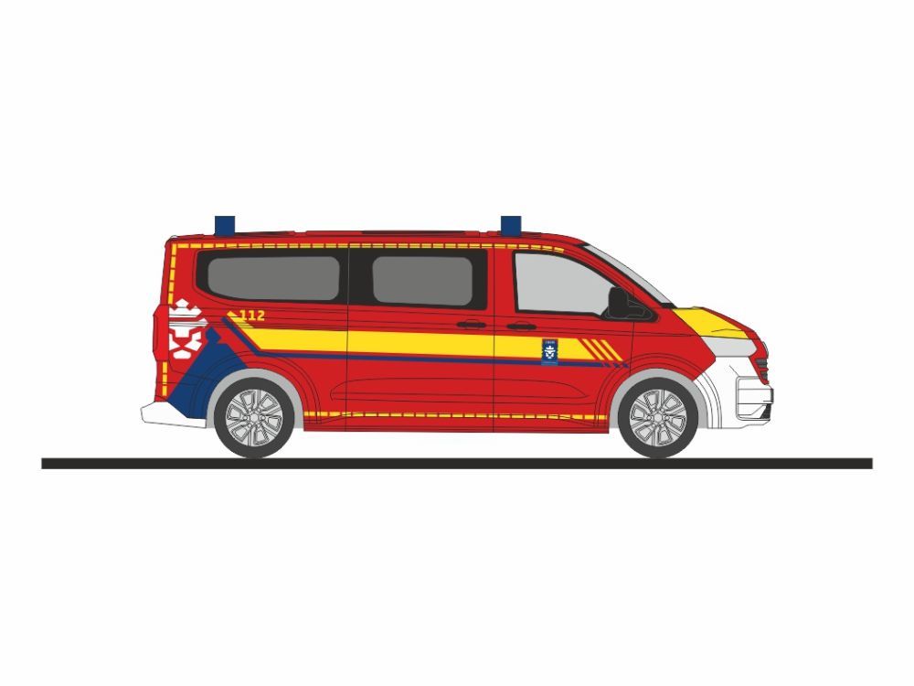 Rietze 52107 - Volkswagen Caravelle CGDIS (LU) H0 1:87