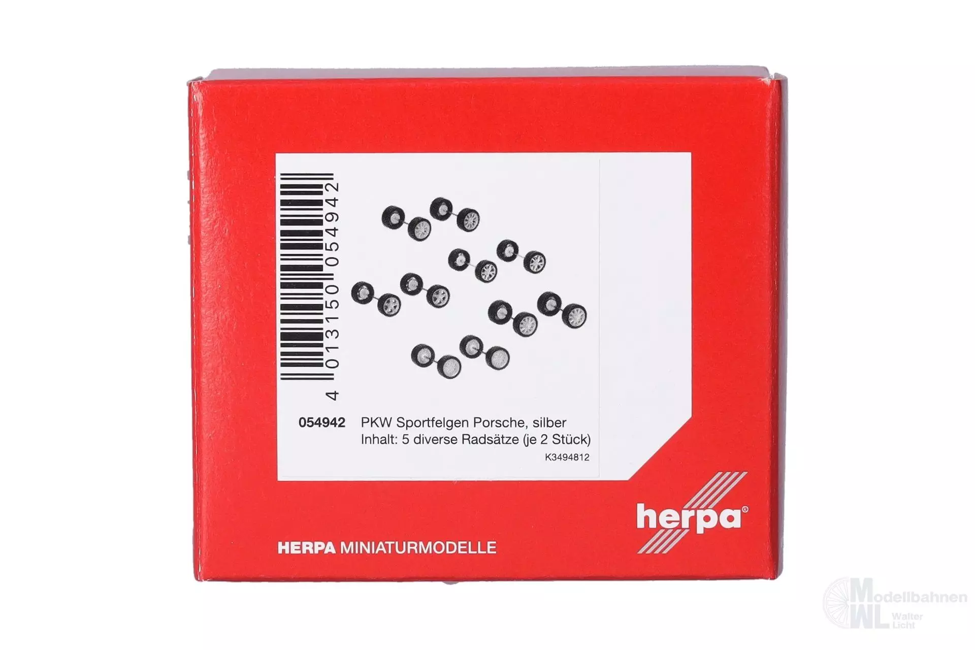 Herpa 054942 - Zubehör PKW Sportfelgen Porsche H0 1:87