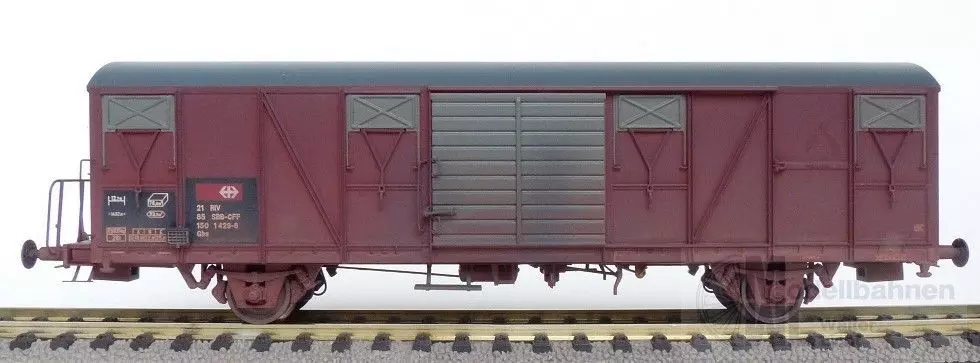 Exact Train 22069 - Güterwagen gedeckt SBB Ep.VI EUROP H0/GL