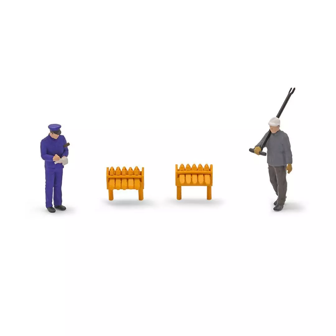 Busch 79922 - A-Set: Rangierer&Wagenm.Ep.3- H0 1:87