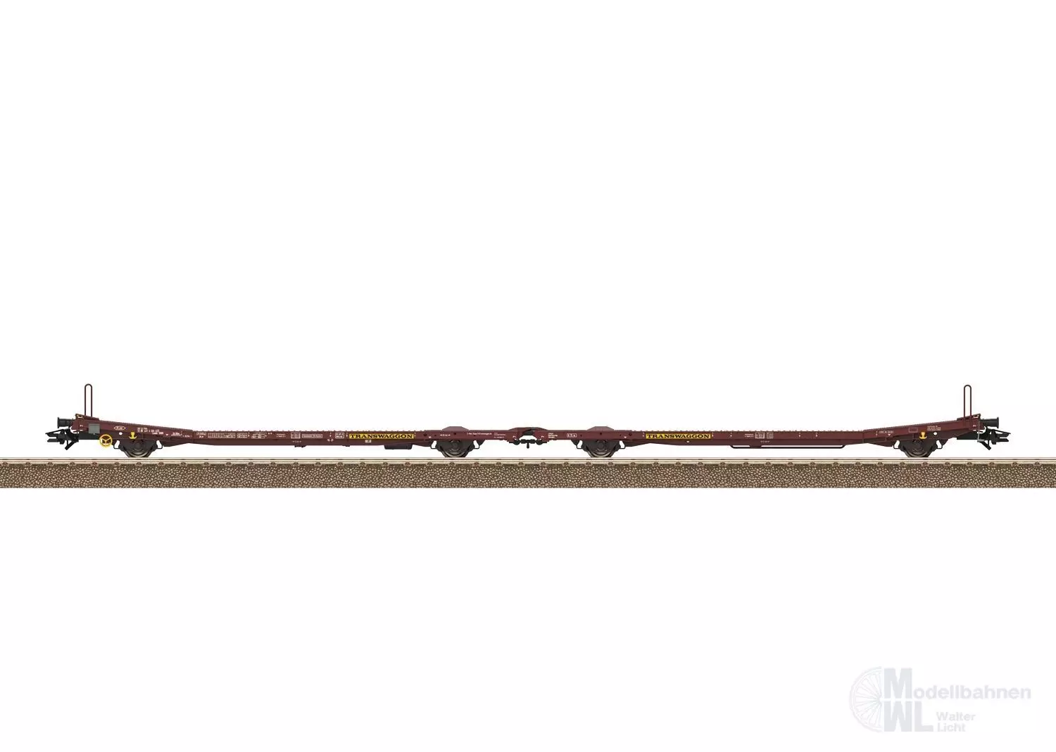Trix 24428 - Flachwagen-Set DB AG Ep.VI Laads 800B beladen mit VW Crafter H0/GL