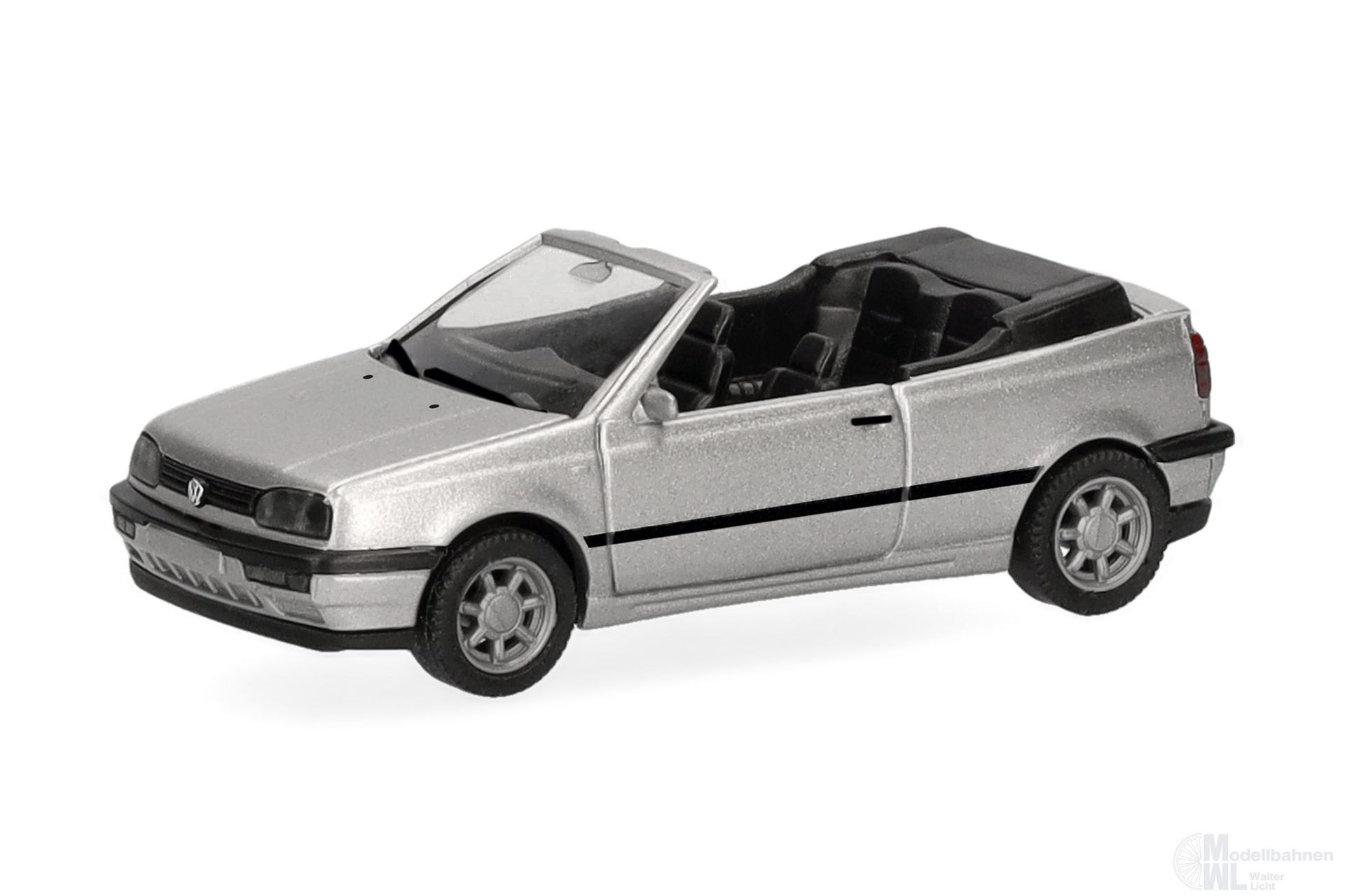 Herpa 031547-002 - VW Golf III Cabrio titansilber H0 1:87