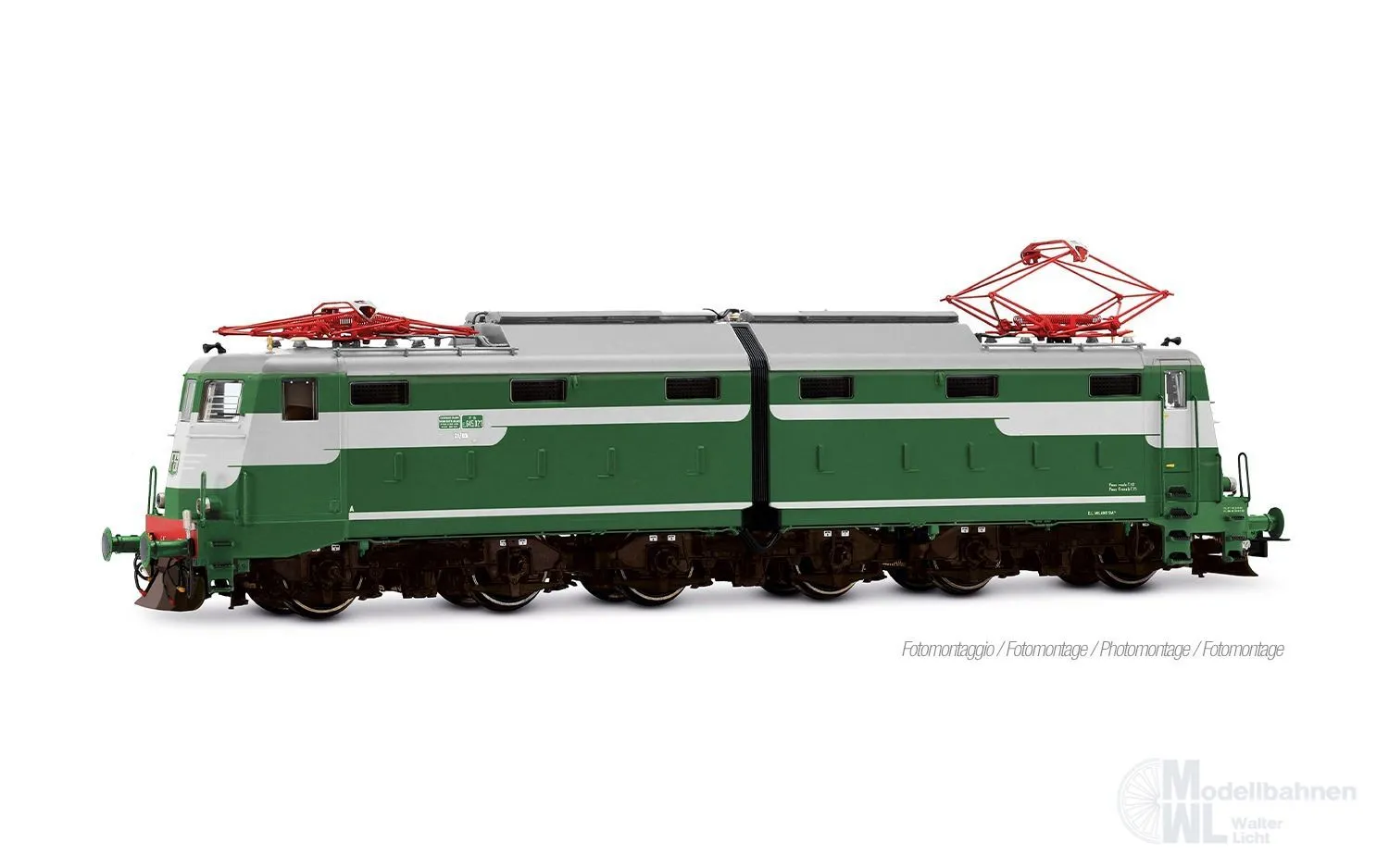 Rivarossi 9013 - E-Lok E 645 021 FS Ep.V grün/grau H0/GL
