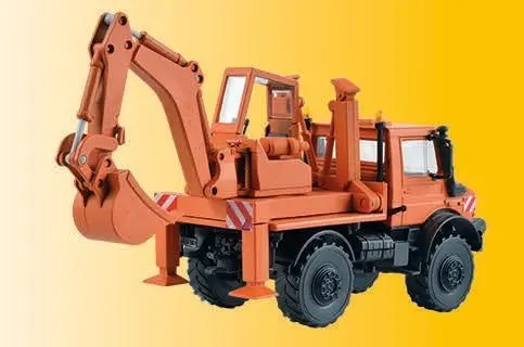 Kibri 18480 - UNIMOG mit Aufbaubagger H0 1:87