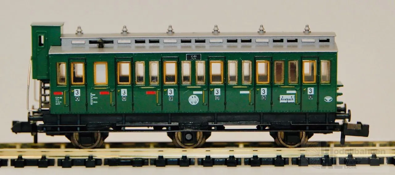 Fleischmann 8094 - FLEISCHMANN - Abteilwagen DRG Ep.II mit Bremserhaus N 1:160