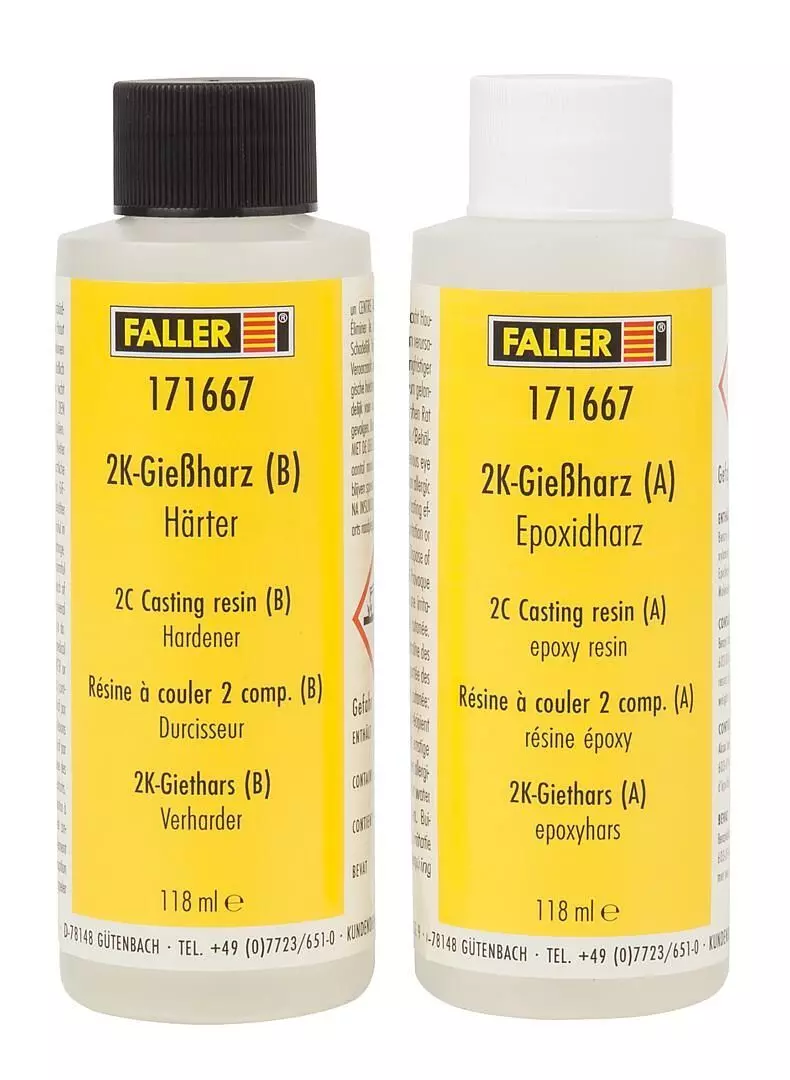 Faller 171667 - 2K-Gießharz 118 ml