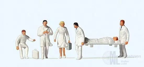 Preiser 10101 - Notarzt-Team H0 1:87