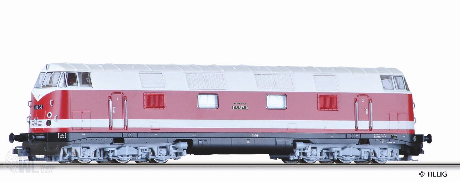 Tillig 502585 - Diesellok BR 118 617-0 DR Ep.IV (ex. 02693) TT 1:120
