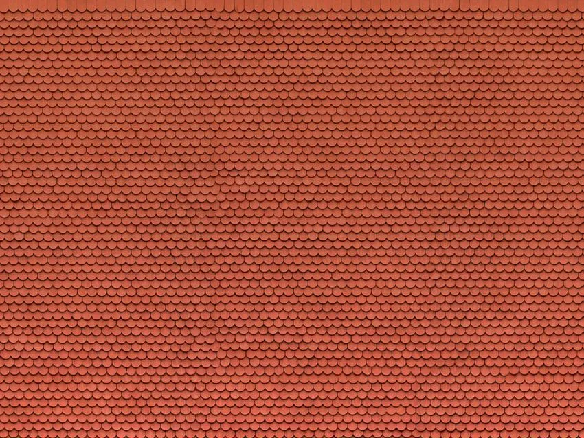 Noch 56690 - 3D-Kartonplatte Biberschwanz rot H0 1:87
