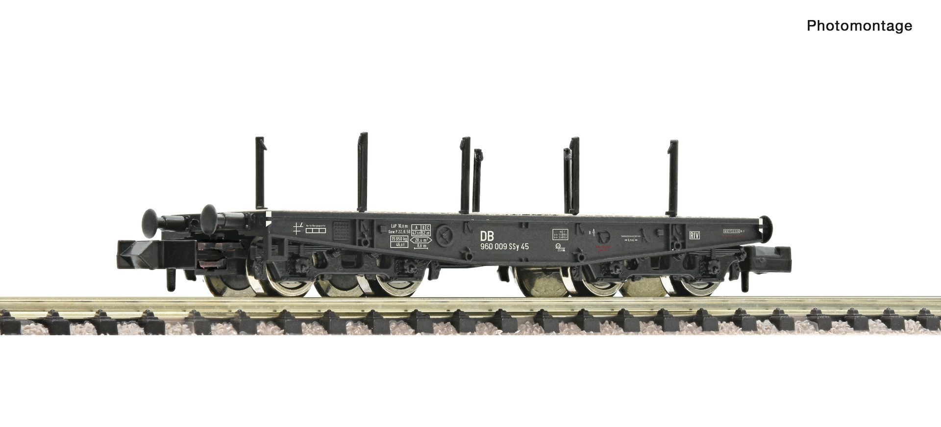 Fleischmann 845604 - Schwerlastwagen DB Ep.III SSy N 1:160