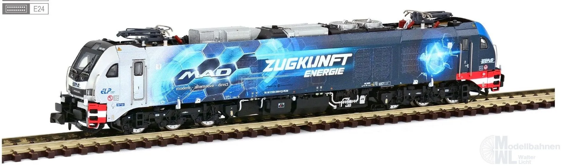 Sudexpress N1592080 - Zweikraftlok BR 159 208-8 EuroDual BSAS Ep.VI N 1:160 Sound