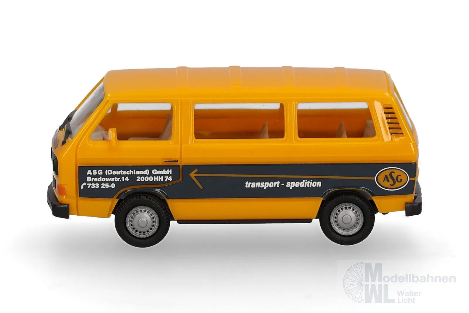 Herpa 099219 - VW T3 Bus ASG Hamburg H0 1:87
