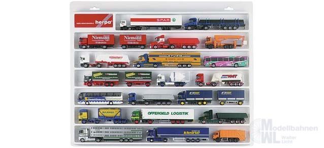 Herpa 029216 - LKW-Schaukasten weiß, (57cm x 45cm x 3,5cm) H0 1:87