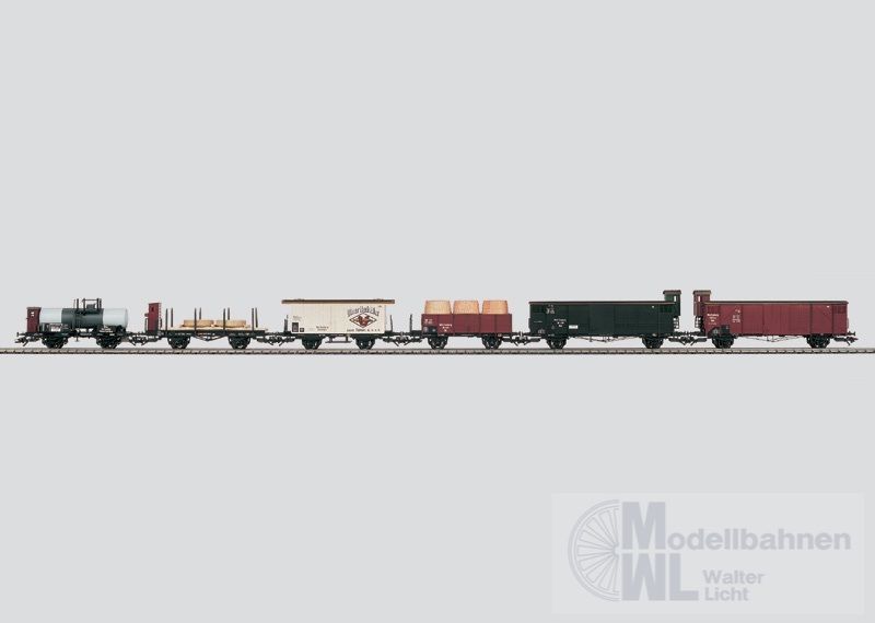 Märklin 45101 - MÄRKLIN - Guterwagen-Set Geislinger Steige K.W.St.E. Ep.I 6.tlg. H0/WS Märklin 45101 - MÄRKLIN - Guterwagen-Set Geislinger Steige K.W.St.E. Ep.I 6.tlg. H0/WS