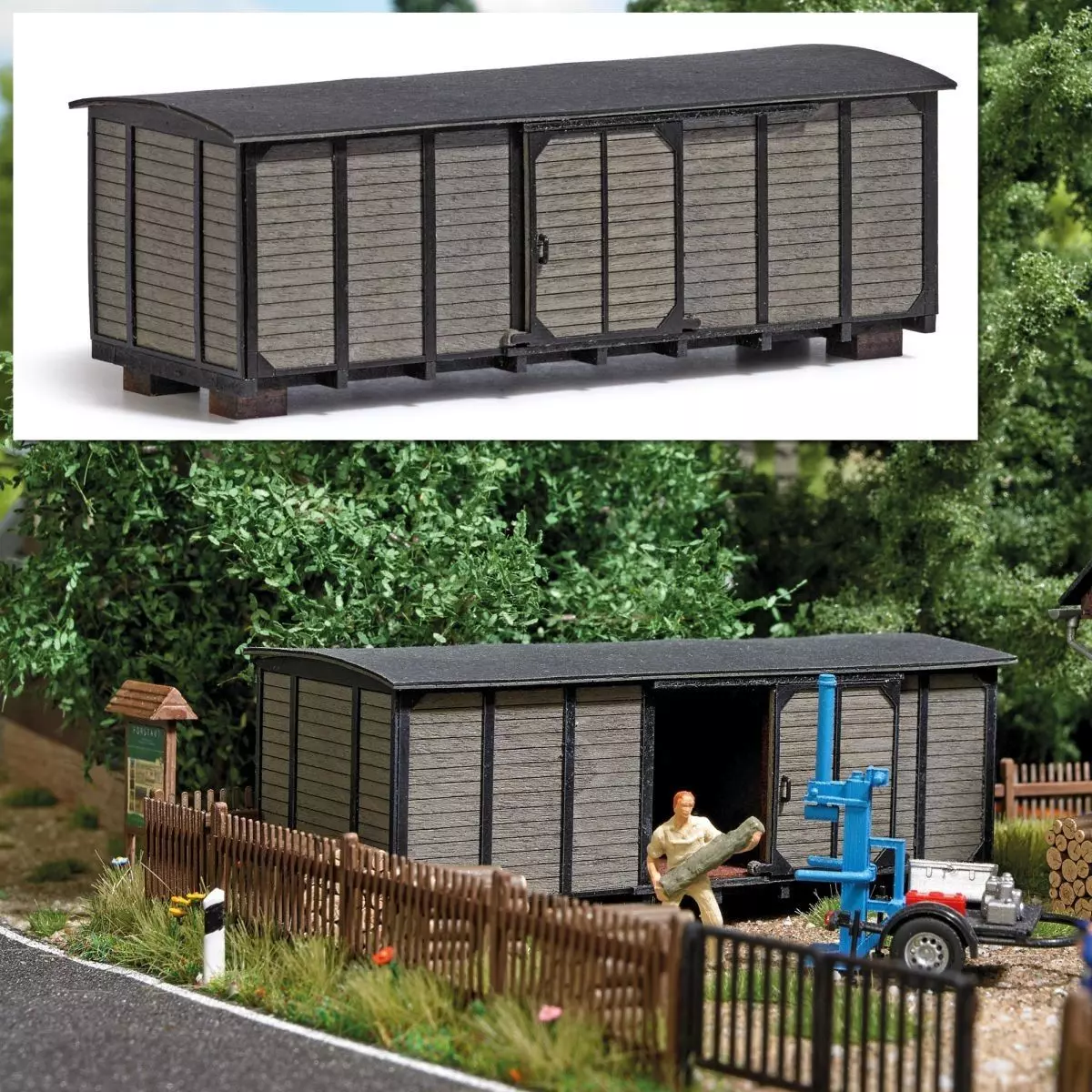 Busch 8774 - Behelfsschuppen TT 1:120