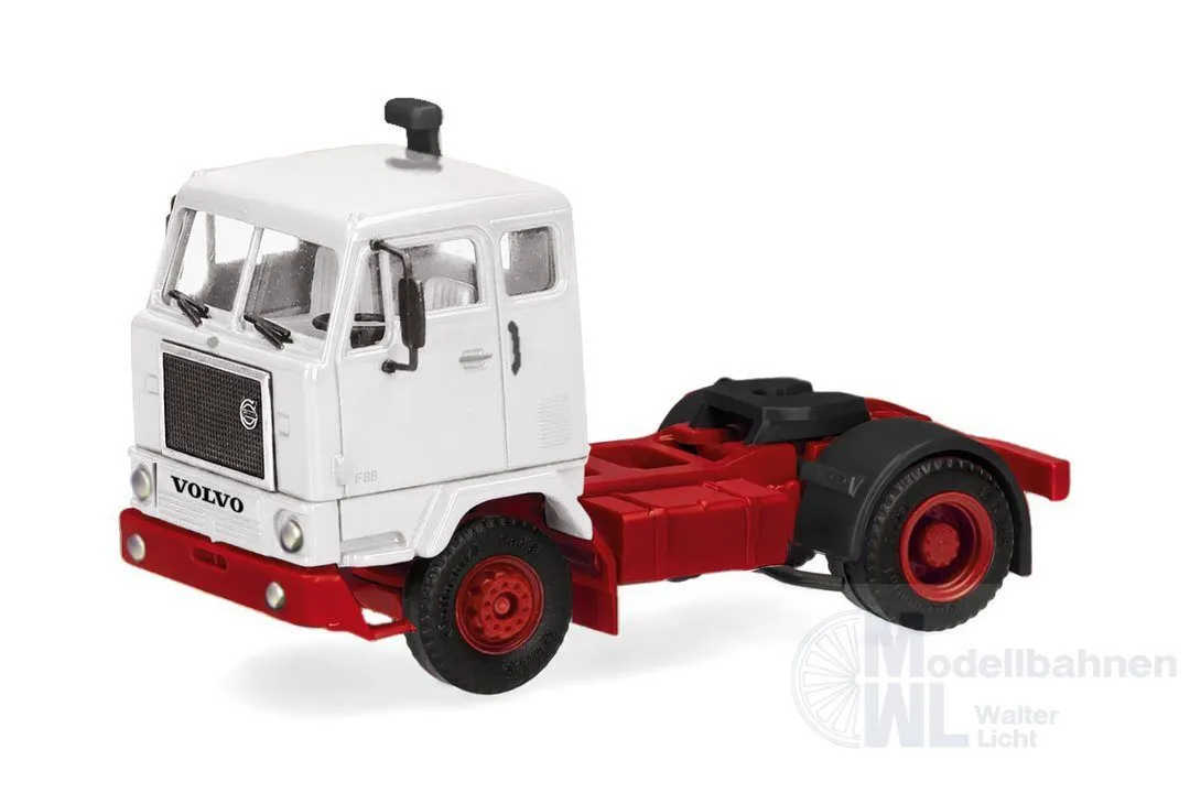 Herpa 321570-002 - Volvo F88 Zugmaschine 2achs, weiß H0 1:87