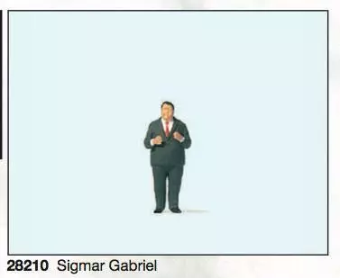 Preiser 28210 - Sigmar Gabriel H0 1:87